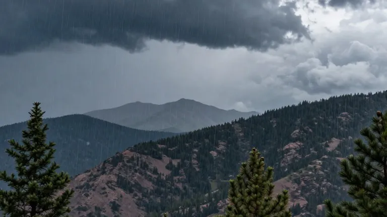 Illustration for: Southern Colorado Highs to Fall 15 Degrees as Cold Front Delivers Rain