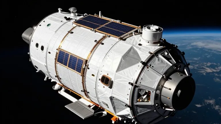 Illustration for: Space Station Expansion: Harmony Module Arrived on This Date in 2007
